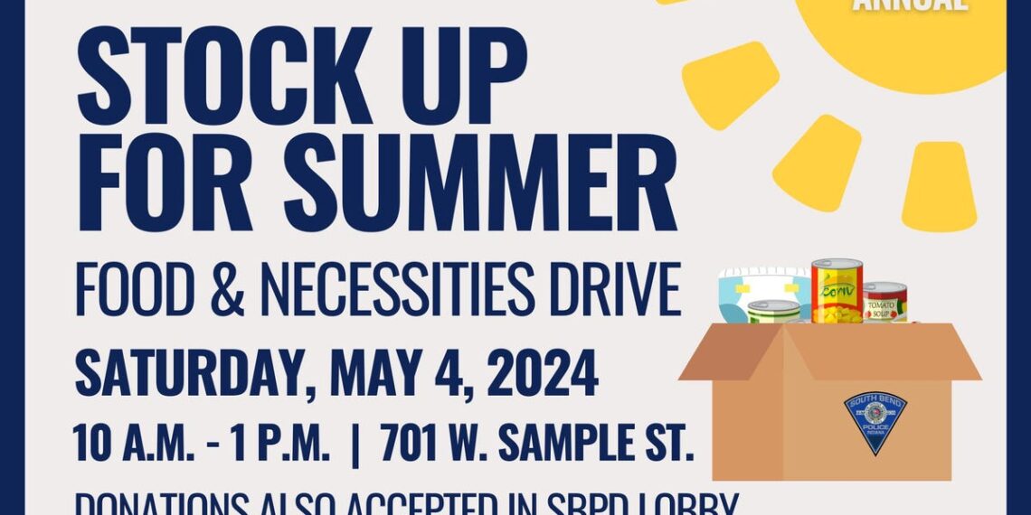 South Bend Police, S.A.V.E. hold summer food drive to help those in need