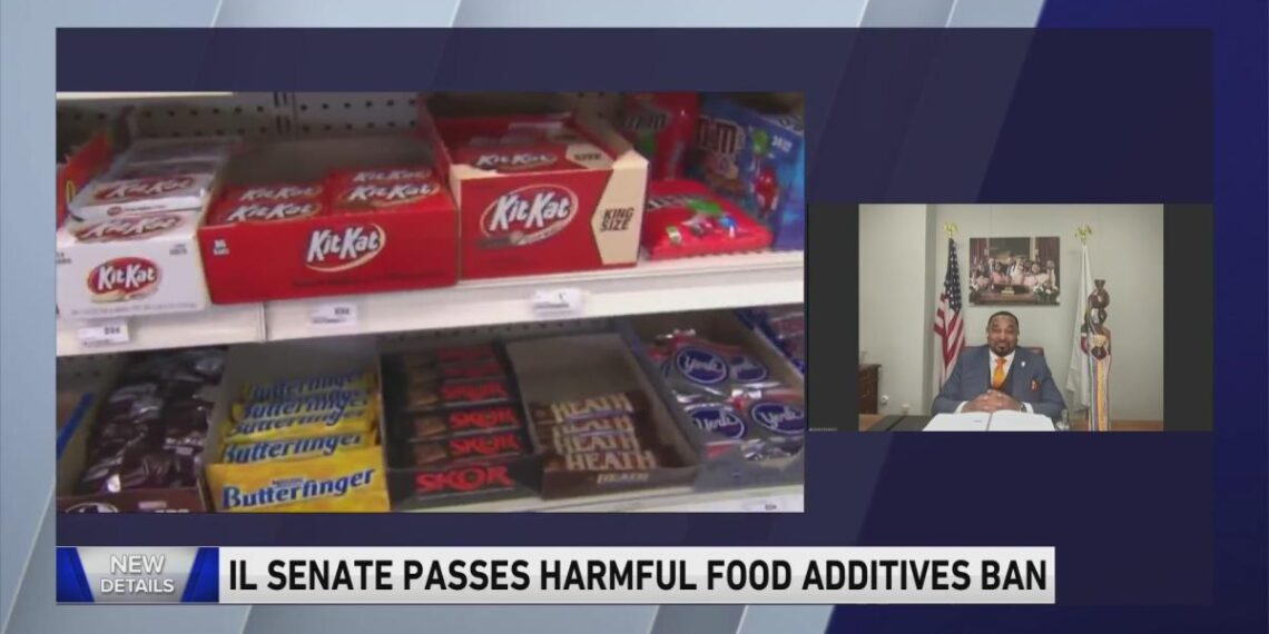 Skittles, Mountain Dew, other processed foods could be banned in Illinois as senate bill advances