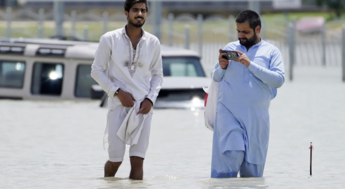 Heavy rain batters Gulf states, causing flash floods and shuttering Dubai Airport