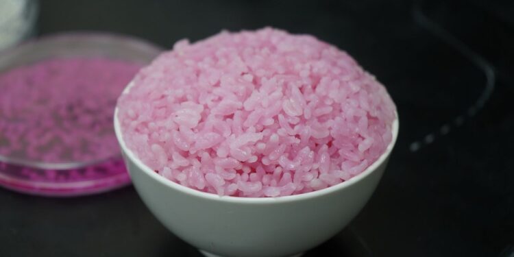 Could this pink rice be the food of the future? Scientists say it’s more nutritious than normal rice