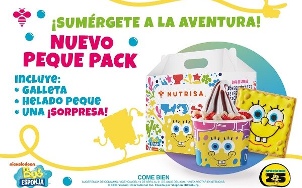 Nutrisa se une a la celebración del 25 aniversario de Bob Esponja
