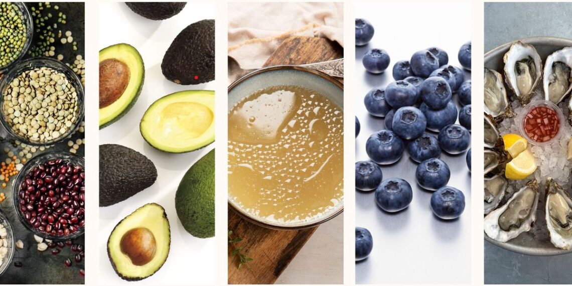 32 foods for healthy hair growth - from green veg to seeds