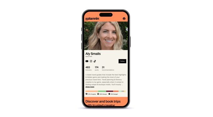 Los ex ejecutivos de Priceline presentan Plannin, una plataforma de reservas que utiliza personas influyentes en viajes para ayudar a planificar viajes.