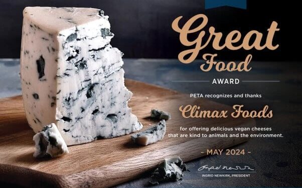 Certificate to Climax Foods for the Great Food Award