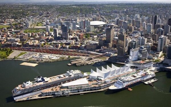 Canadá verá pasar 1,27 millones de turistas de cruceros a través del Puerto de Vancouver