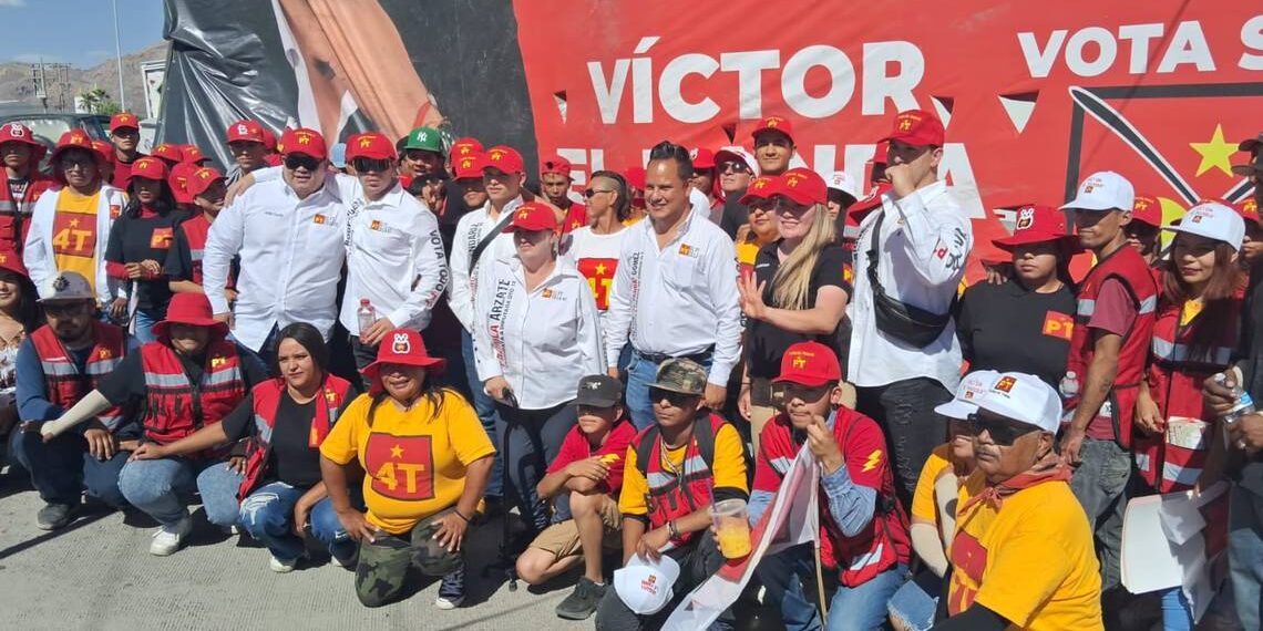 Candidatos del PT reparten volantes y calcomanías en cruceros de Chihuahua - El Heraldo de Chihuahua