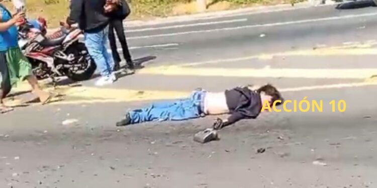 Se rinde a la muerte motorizado que se estrelló contra una camioneta en el municipio de El Crucero