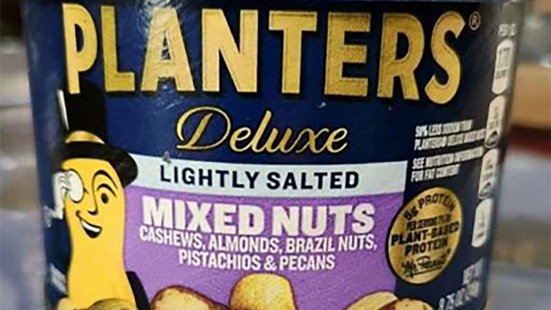 Some Planters nut products recalled over possible listeria contamination