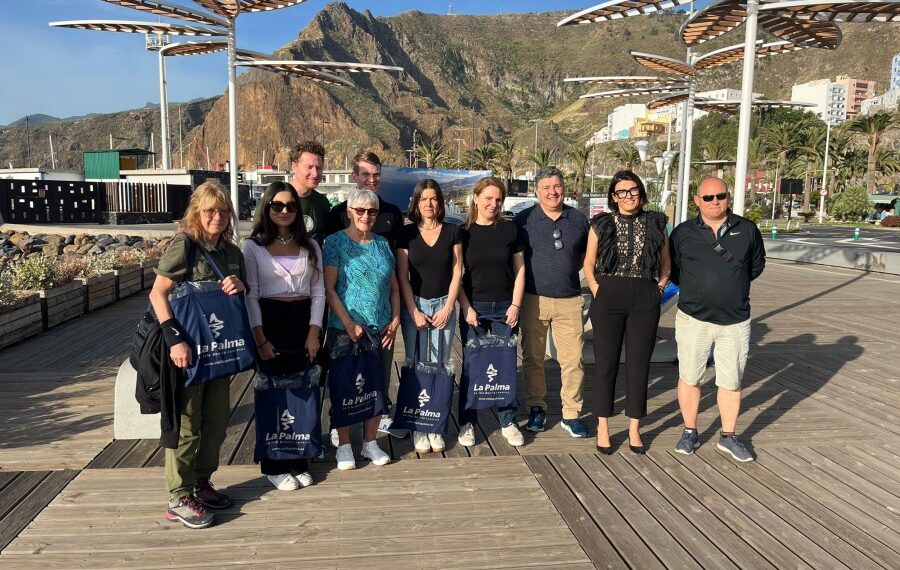 Agentes de viajes de Zúrich conocen los atractivos turísticos de La Palma