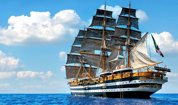 El buque más bello de Italia llegará a Puerto Vallarta