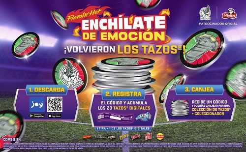 Sabritas® y PepsiCo celebran los 30 años de Tazos® con la nueva edición de la Selección Nacional de México