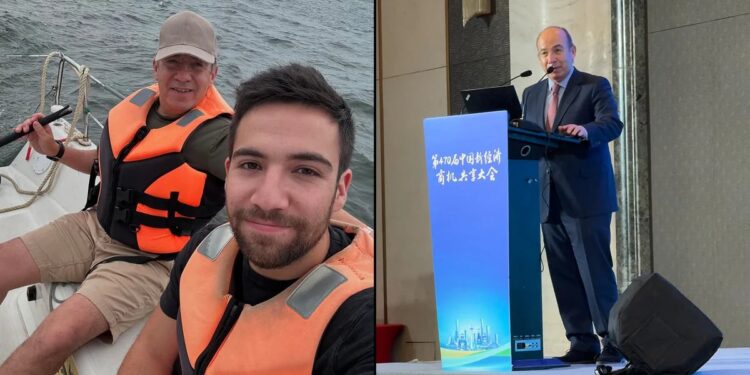 Hijo de Felipe Calderón presume visita a China junto a su padre: “Más viajes de jale así” | FOTOS