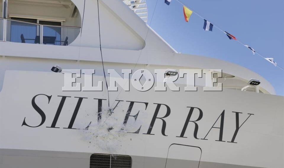 Bautizan lujoso e innovador navío en Lisboa