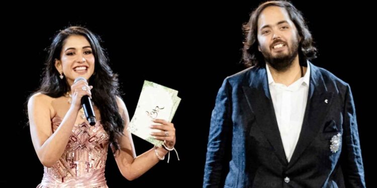 Anant Ambani y Radhika Merchant.