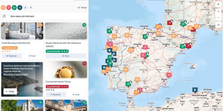 La nueva ViaMichelin: convertir rutas en viajes
