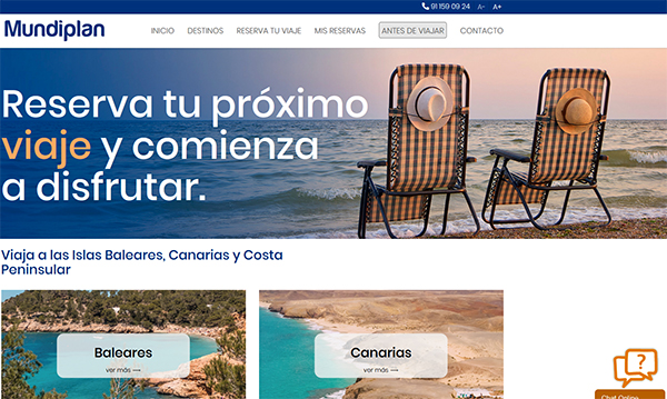 Mundiplan abre ventas tres meses antes que el Imserso