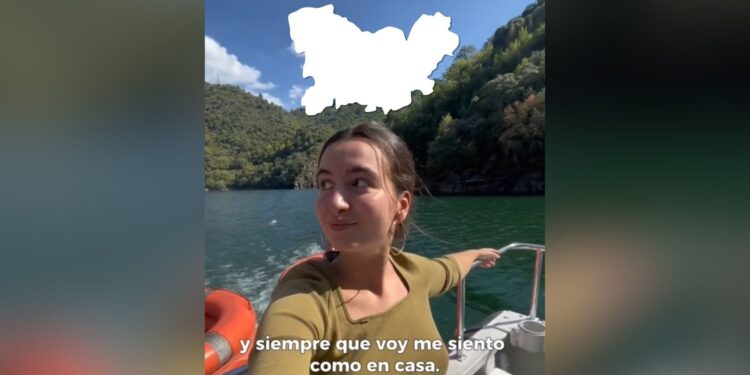 Una influencer coloca a Ourense como uno de los mejores destinos de vacaciones en España