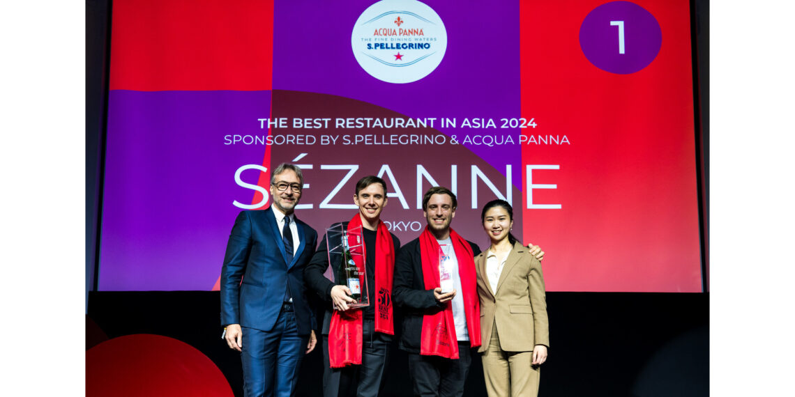 SÉZANNE, EN TOKIO, NO.1 DE ASIA'S 50 BEST RESTAURANTS 2024