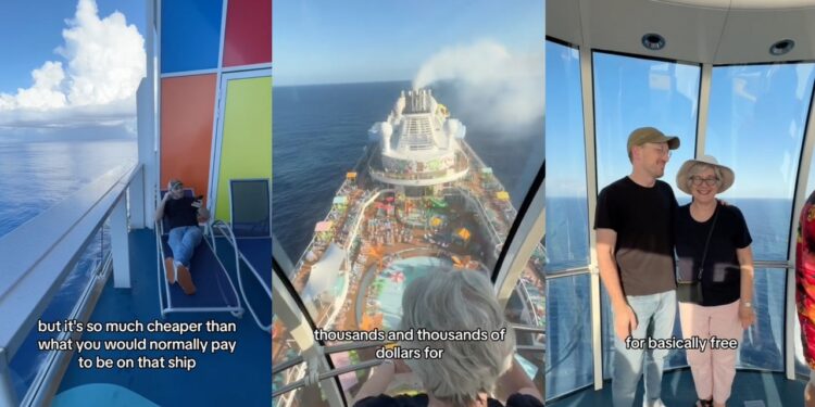Un tiktoker revela cuál es la ventaja más grande de trabajar en un crucero
