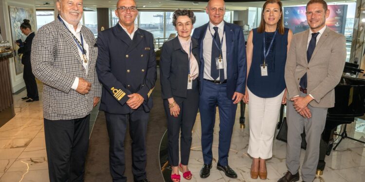 Llega a Valencia el Explora I, primer crucero de la nueva marca de lujo del Grupo MSC