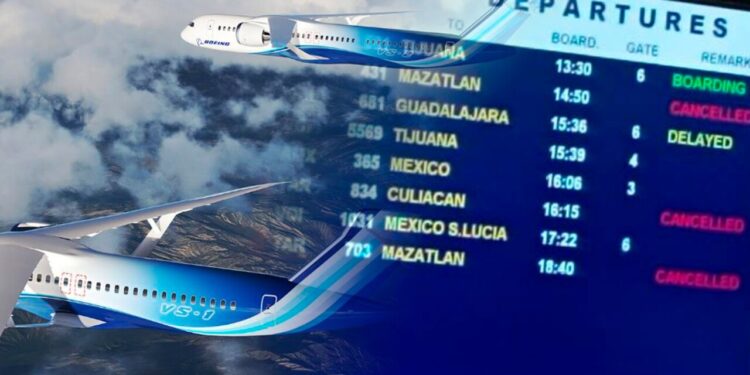 Aeropuertos que han cancelado sus vuelos