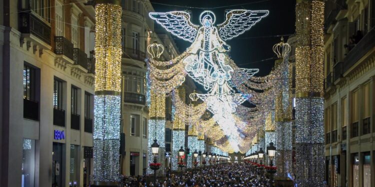 Las luces de calle Larios.