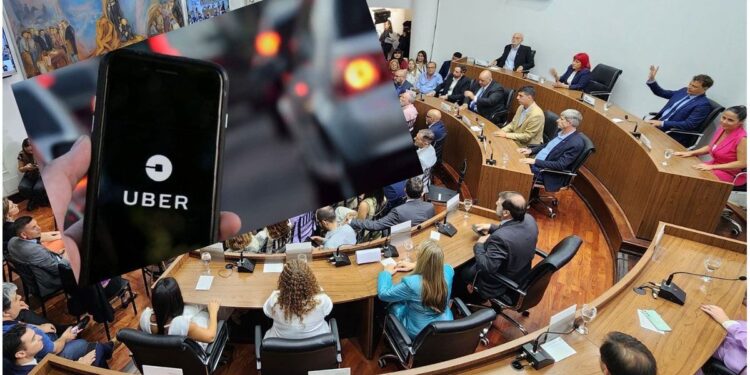 reunión con trabajadores de Uber