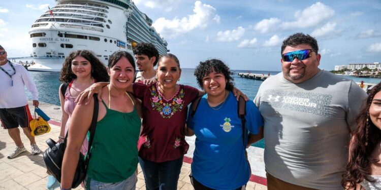 Recibe Quintana Roo a miles turistas de todo el mundo por aire, mar y tierra en esta nueva era del Caribe Mexicano: Mara Lezama