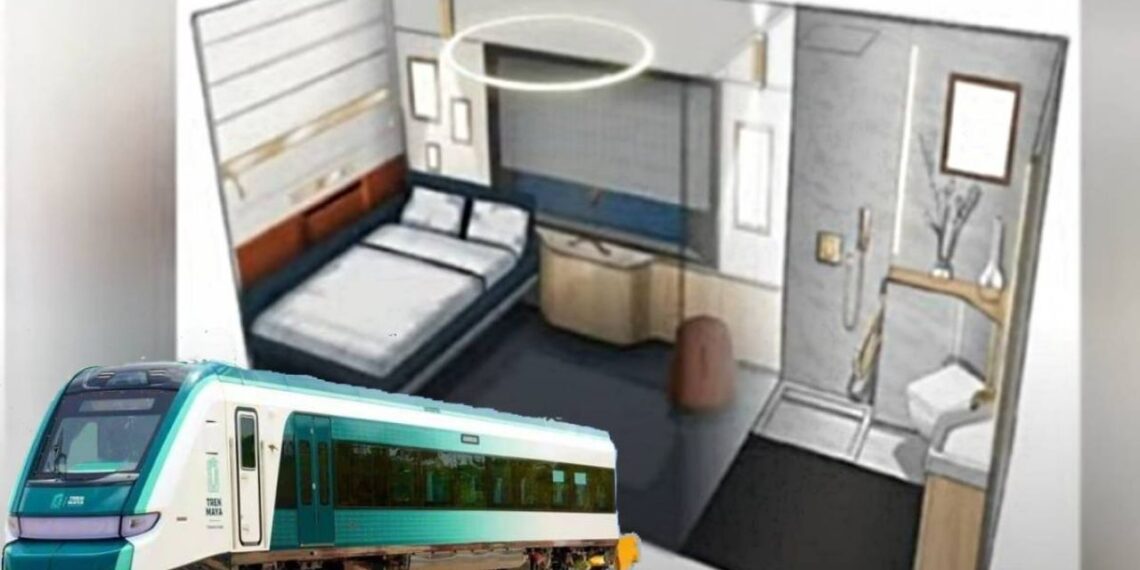 Tren Maya: con regadera y literas; así serán los camarotes para viajes largos