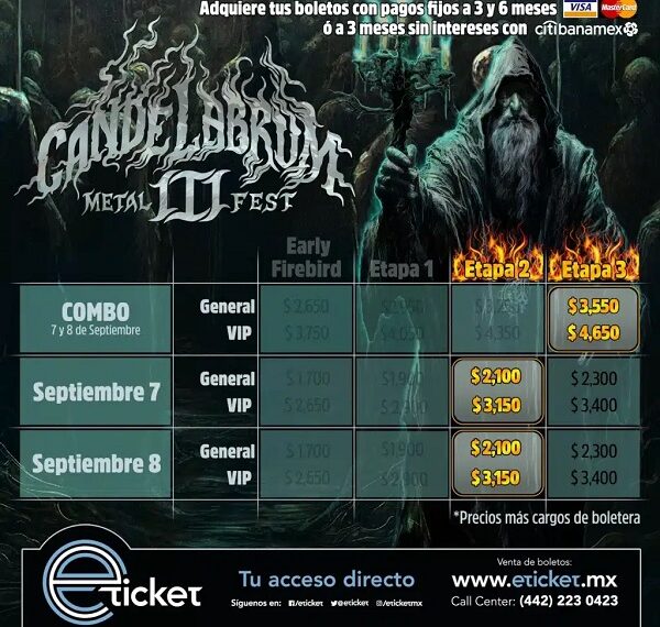 Candelabrum Metal Fest 2024 hará vibrar tierras leonesas con los mejores exponentes del metal