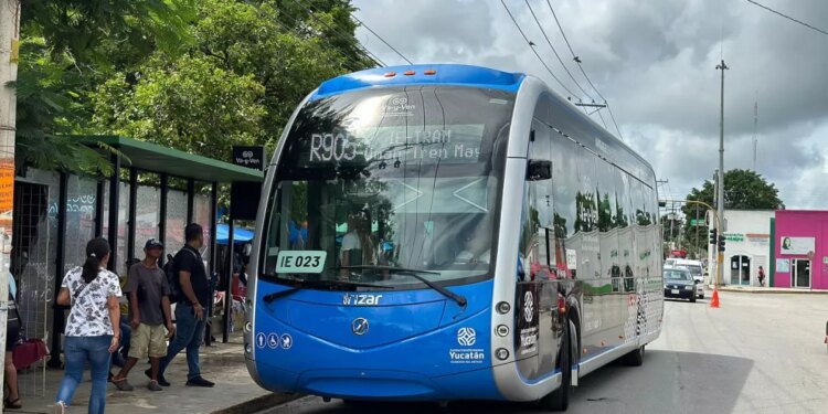 Ruta del IE-TRAM de Mérida al Tren Maya en Umán inicia operaciones con viajes gratis