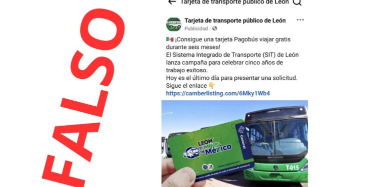 TV4 Noticias Guanajuato | Es falsa la promoción de 6 meses gratis de viajes en Pagobús en León