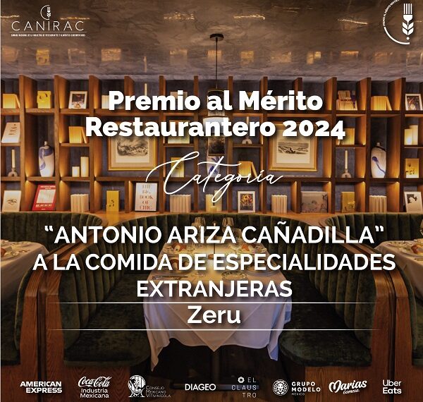CANIRAC lleva a cabo la 33a edición del Premio al Mérito Restaurantero