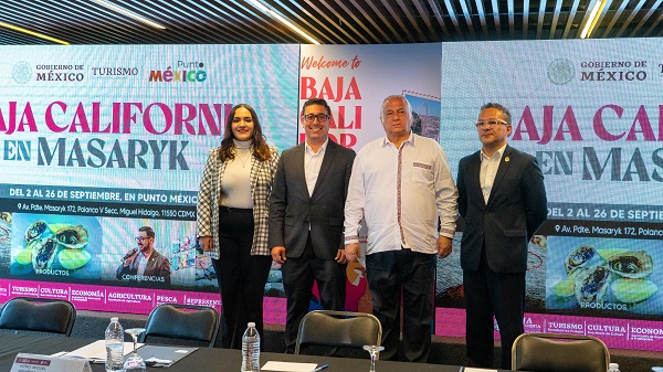 En el marco de ‘Baja California en Masaryk’ en Punto México, se realizarán un total de 45 actividades, con la participación de 29 representantes de la región.