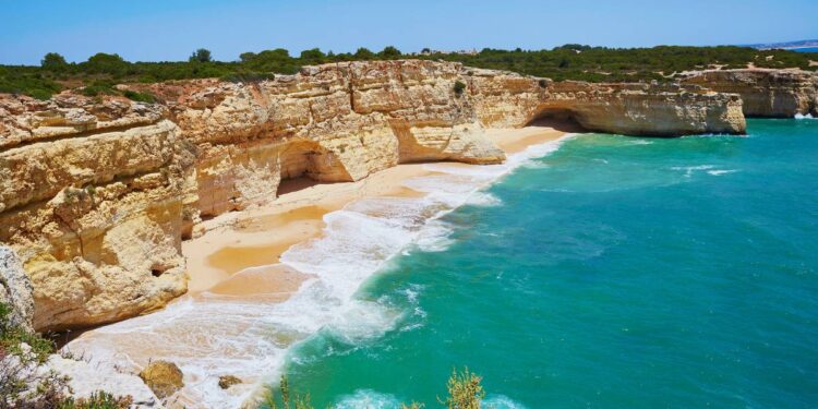 Scenic Landscape in Algarve, Portugal
