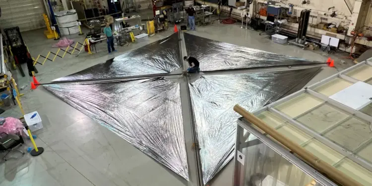 Sabías qué… La NASA empieza a probar velas solares para viajes espaciales