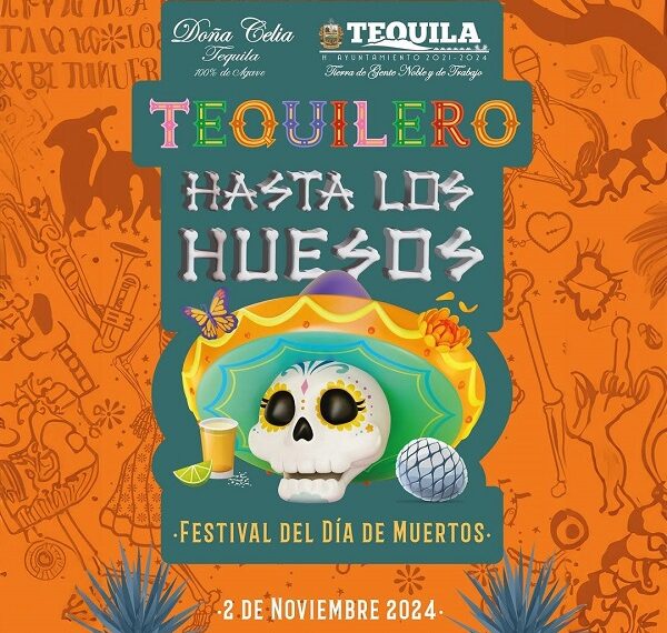 Vive la magia del Día de Muertos en Tequila con el festival Tequilero hasta los huesos”