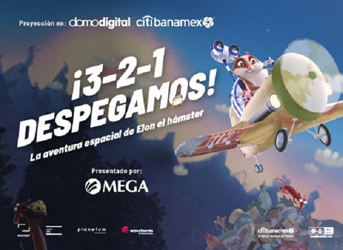¡3, 2,1 Despegamos! Es el único Domodigital Citibanamex en toda la CDMX, que crea una experiencia 360 ° se encuentra en Papalote Museo del Niño