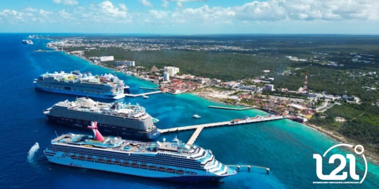 Cozumel, destino en crecimiento de arribo de cruceros
