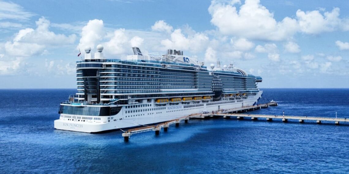 Crucero M/S Sun Princess arriba por primera vez a Cozumel impulsado por energía sostenible: APIQROO