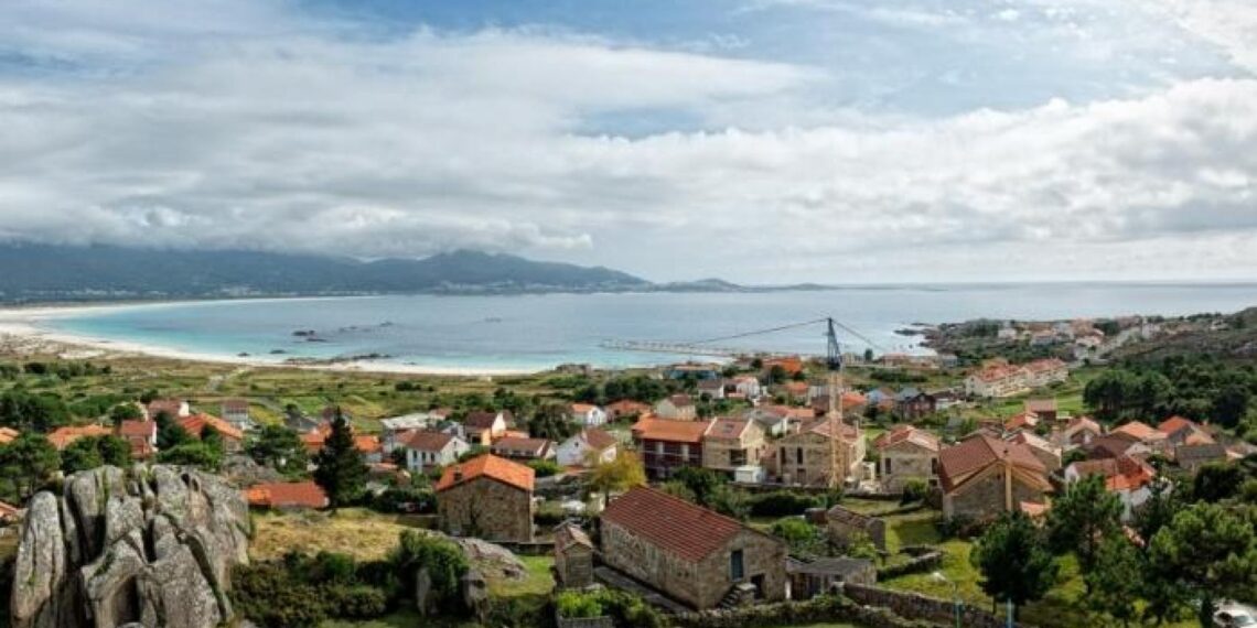 Vistas a la playa de Carnota