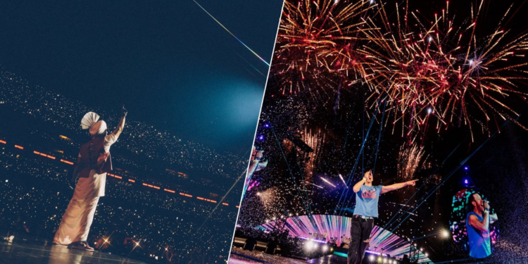 Los fanáticos acuden en masa para reservar viajes para los conciertos de Coldplay y Diljit: informe