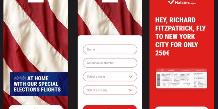 Halcón Viajes lanza un servicio express para viajar a EEUU y votar en las elecciones presidenciales