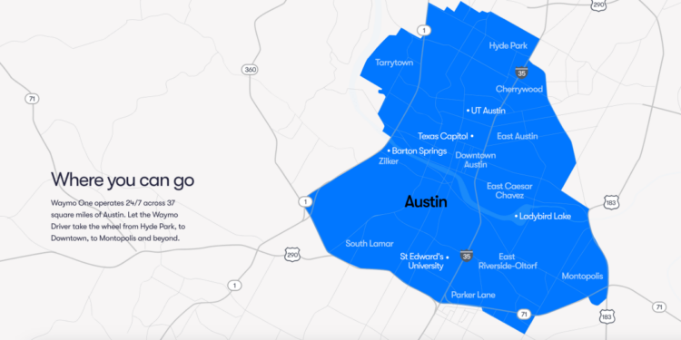 Waymo comienza a ofrecer viajes en robotaxi a través de Uber en Austin