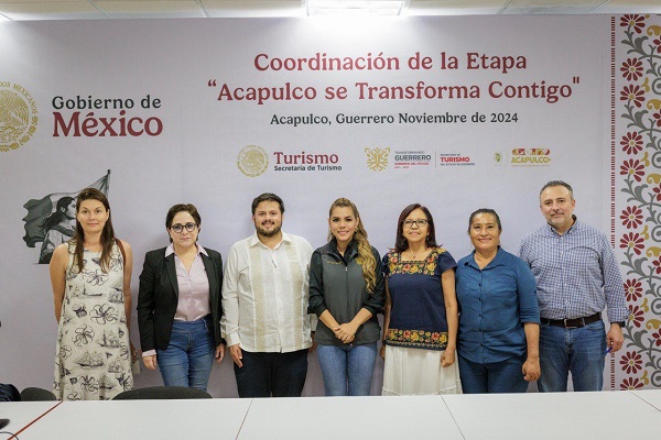 Con el trabajo coordinado entre los 3 órdenes de Gobierno y la iniciativa privada, continua la recuperación de Acapulco