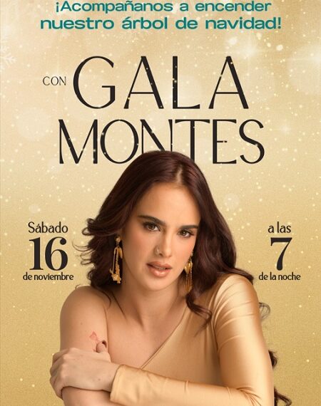 Gala Montes, la ex finalista de la “Casa de los Famosos México” dará el banderazo de salida a la Navidad en Encuentro Oceanía