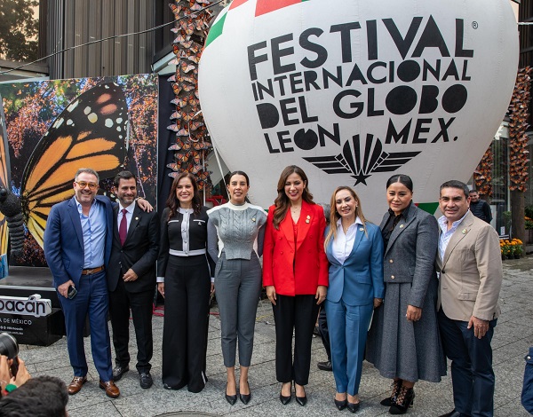 Desde lo alto, Guanajuato y México se promocionan ante el mundo