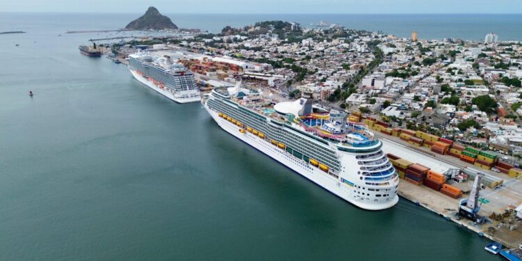 Suman 95 cruceros turísticos que han llegado a Mazatlán este 2024. 
