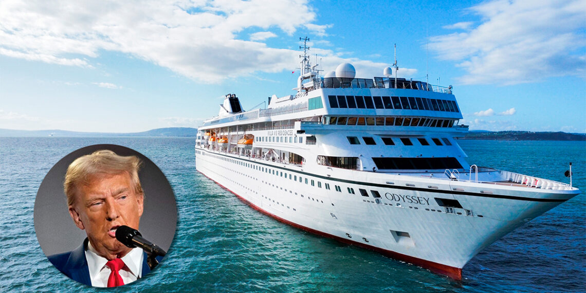 Odyssey, el crucero pensado para 'escapar' durante cuatro años de la presidencia de Trump