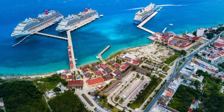 Temporada alta de cruceros en Cozumel